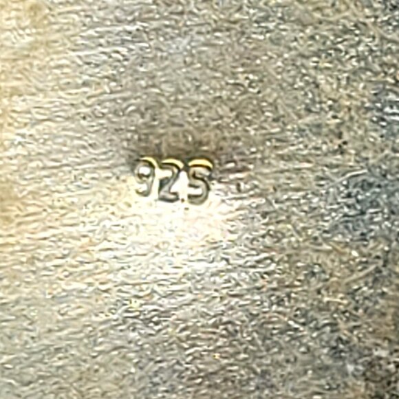 Silver Druzy and Marcasite Pendant - Picture 6 of 14